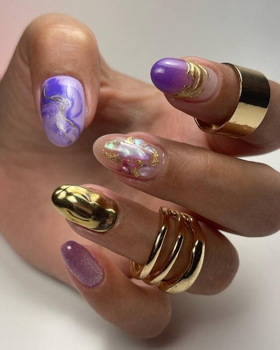 21 Stunning Purple Nail Art Designs for Every Occasion