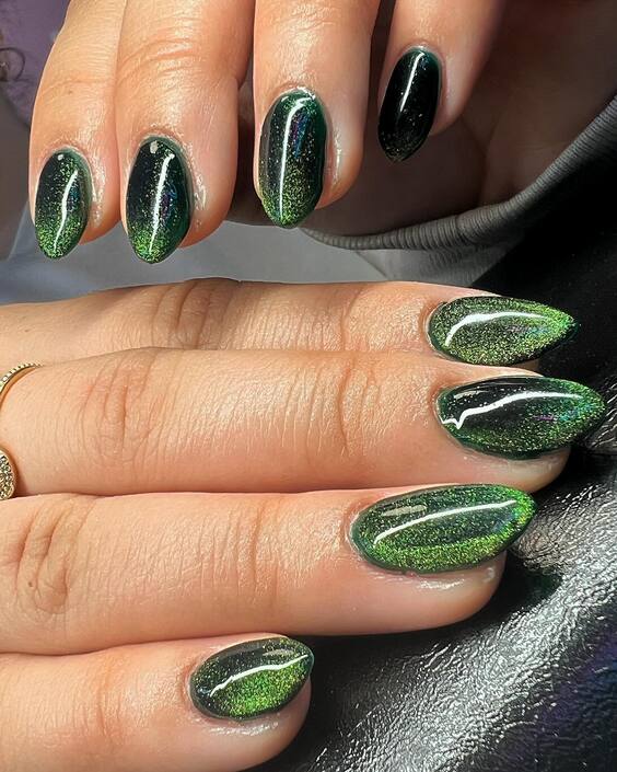 22 Stunning Fall Cat Eye Nail Designs You Must Try