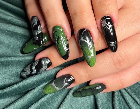 19 Trending Dark Fall Nail Colors 2024: Bold & Beautiful Designs!