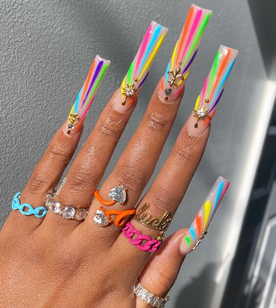 19 Discover Vibrant Nail Art: Colorful Designs for Every Mood!