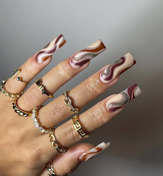 21 Autumn 2024 Acrylic Nails: Explore Top Trends in Nail Art Design