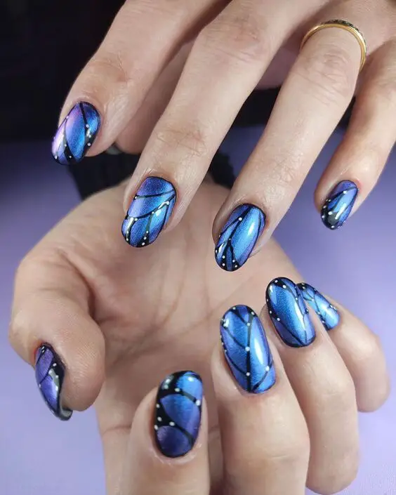 22 Stunning Fall Cat Eye Nail Designs You Must Try