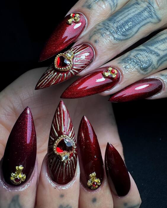 20 Goth Fall Nails Guide: Top Designs for a Mysterious Autumn Look