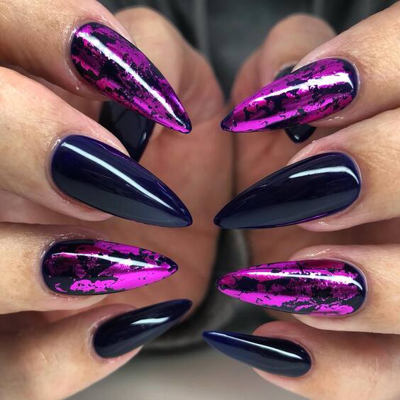 21 Stunning Navy Blue Nail Designs for a Chic Fall Look