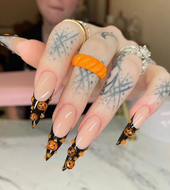 23 Stunning Fall Pumpkin Nails 2024: Top Designs & Ideas for Short, Almond, and Coffin Nails