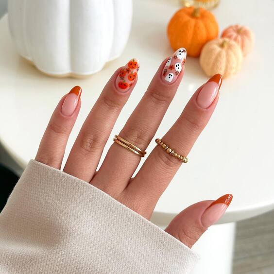 23 Stunning Fall Pumpkin Nails 2024: Top Designs & Ideas for Short, Almond, and Coffin Nails