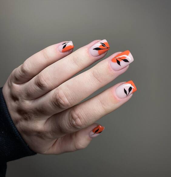 21 Autumn Leaf Nail Art: Trendy Designs for Fall