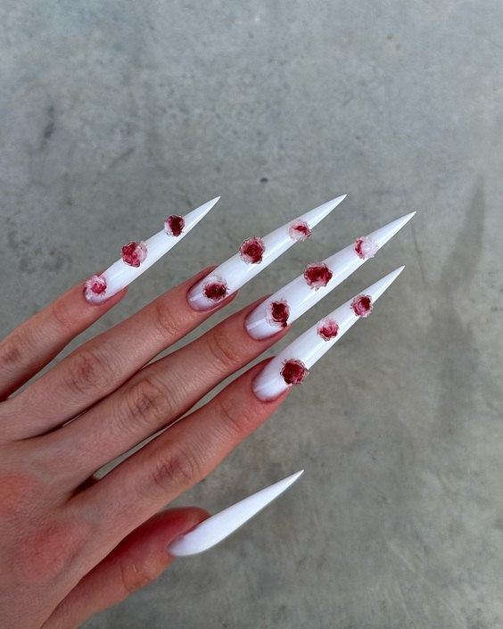 22 Elegant White Fall Nail Designs for a Chic Autumn Look