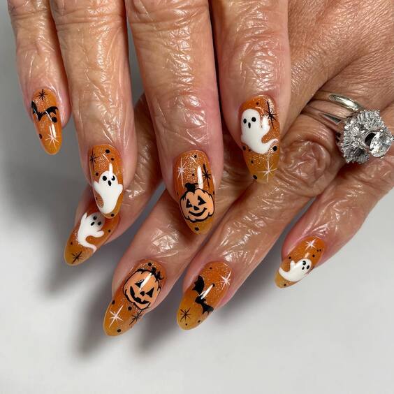 23 Stunning Fall Pumpkin Nails 2024: Top Designs & Ideas for Short, Almond, and Coffin Nails