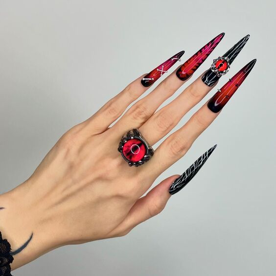 20 Goth Fall Nails Guide: Top Designs for a Mysterious Autumn Look