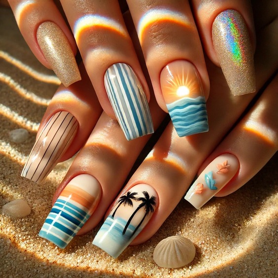 19 Top Fall Beach Nail Designs to Try: Seasonal Trends for Your Nails