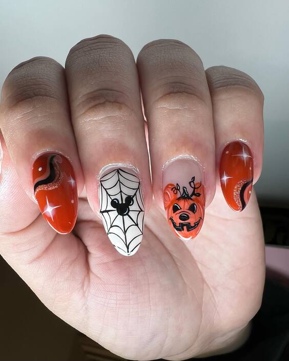 21 Discover Magical Disney Fall Nails: Top Designs Inspired by Iconic Characters