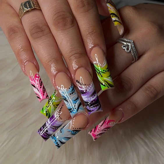 19 Discover Vibrant Nail Art: Colorful Designs for Every Mood!