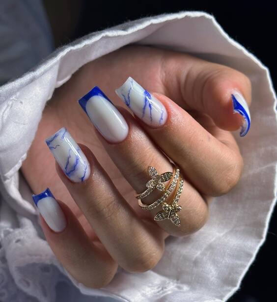 22 Elegant White Fall Nail Designs for a Chic Autumn Look