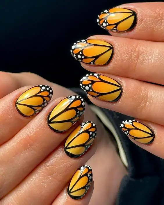 20 Must-Try Fall Nail Designs: Monarch Motifs to Marble Details