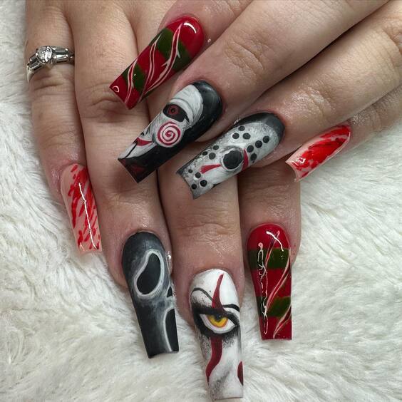 20 Stunning Fall Halloween Nails 2024: Trendy Designs for a Spooky Season