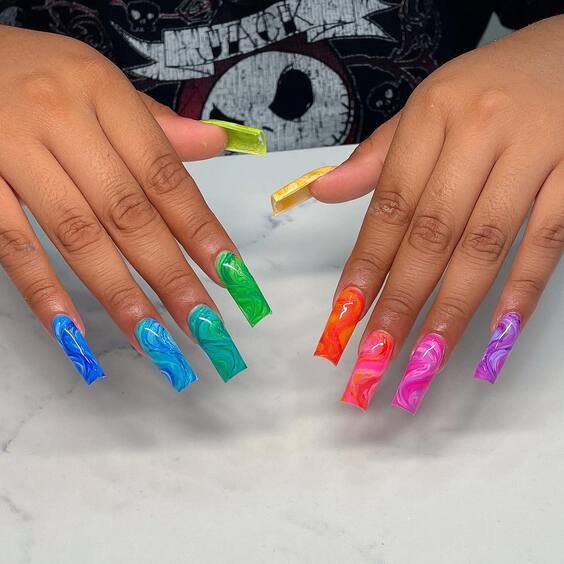 19 Discover Vibrant Nail Art: Colorful Designs for Every Mood!