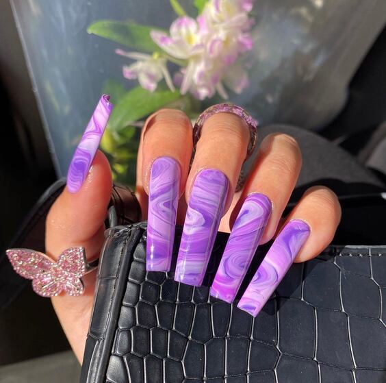 21 Stunning Purple Nail Art Designs for Every Occasion