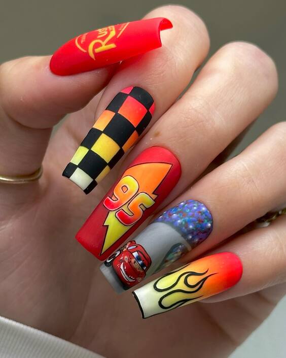 21 Discover Magical Disney Fall Nails: Top Designs Inspired by Iconic Characters