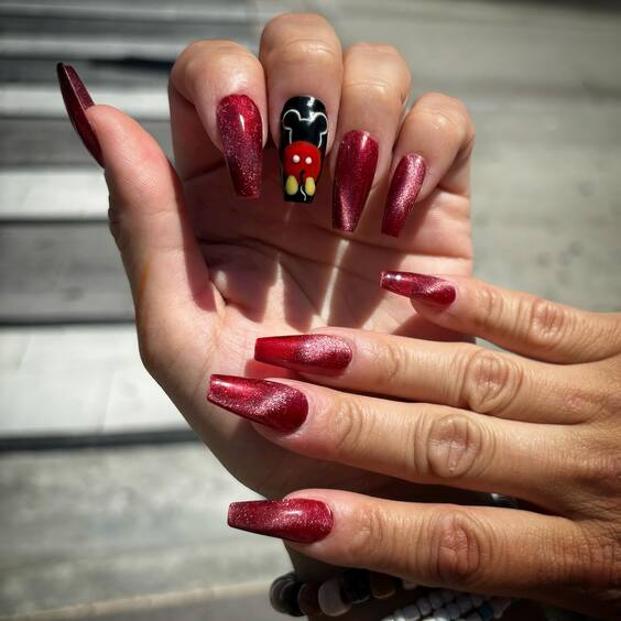 21 Discover Magical Disney Fall Nails: Top Designs Inspired by Iconic Characters