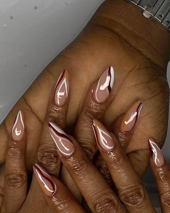 21 Vibrant Fall Nail Designs for Dark Skin 2024: Trendy & Bold Styles