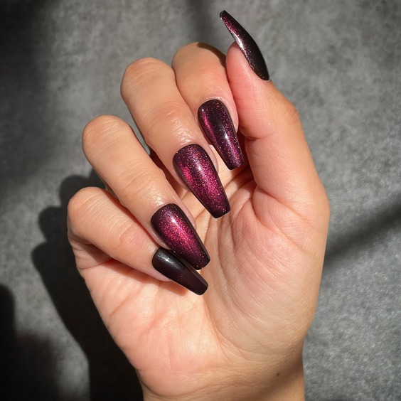 22 Stunning Fall Cat Eye Nail Designs You Must Try