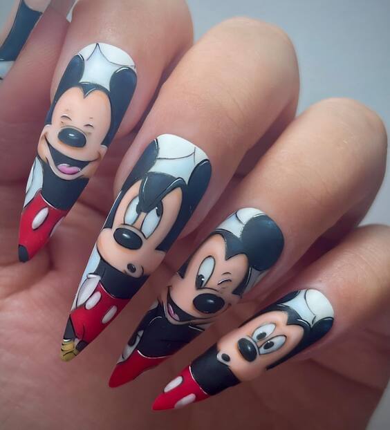 21 Discover Magical Disney Fall Nails: Top Designs Inspired by Iconic Characters