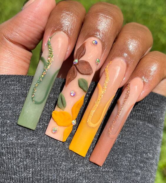 21 Autumn 2024 Acrylic Nails: Explore Top Trends in Nail Art Design