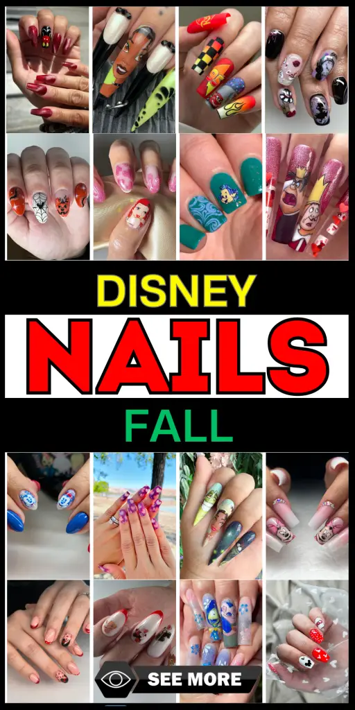 21 Discover Magical Disney Fall Nails: Top Designs Inspired by Iconic ...