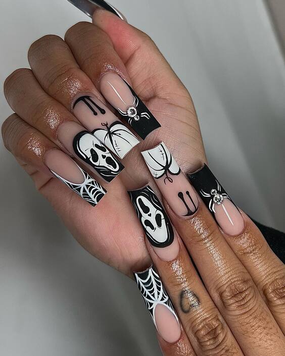 20 Stunning Fall Halloween Nails 2024: Trendy Designs for a Spooky Season