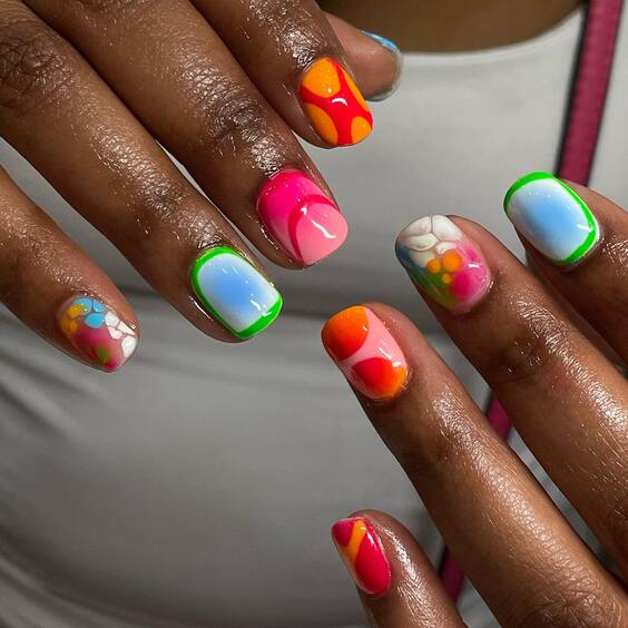 19 Discover Vibrant Nail Art: Colorful Designs for Every Mood!