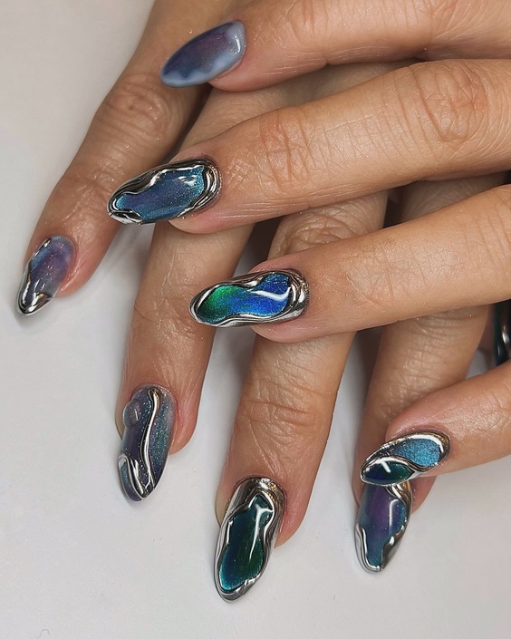 22 Stunning Fall Cat Eye Nail Designs You Must Try