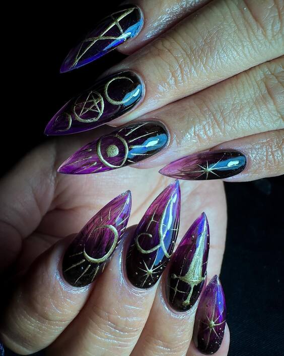 20 Goth Fall Nails Guide: Top Designs for a Mysterious Autumn Look