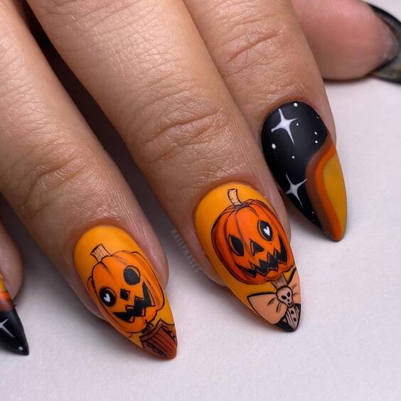 23 Stunning Fall Pumpkin Nails 2024: Top Designs & Ideas for Short, Almond, and Coffin Nails