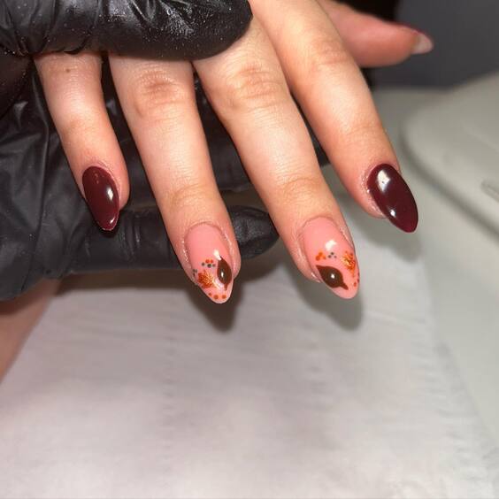 21 Autumn Leaf Nail Art: Trendy Designs for Fall