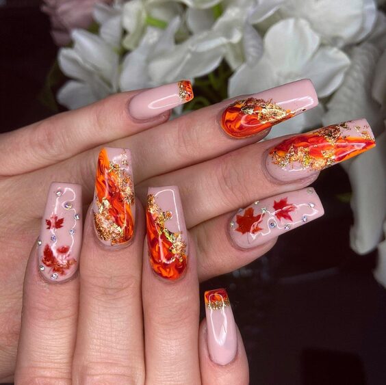 21 Autumn 2024 Acrylic Nails: Explore Top Trends in Nail Art Design