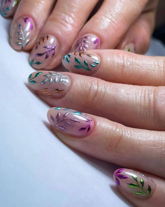 21 Autumn Leaf Nail Art: Trendy Designs for Fall