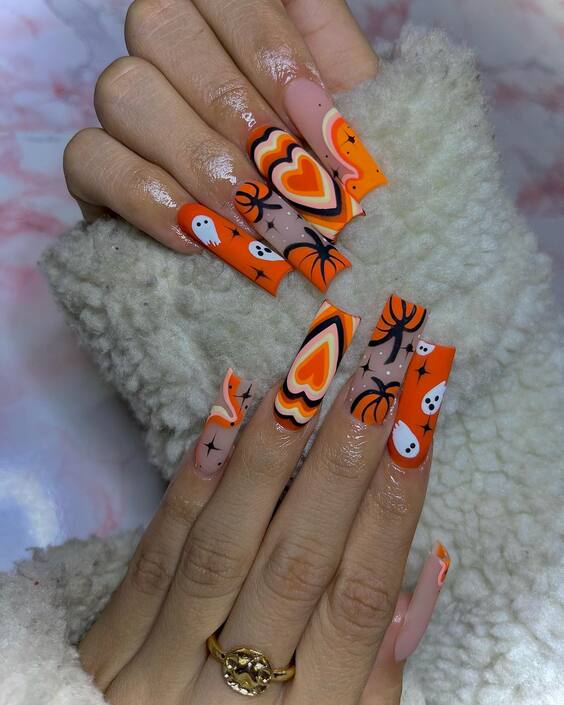 20 Stunning Fall Halloween Nails 2024: Trendy Designs for a Spooky Season