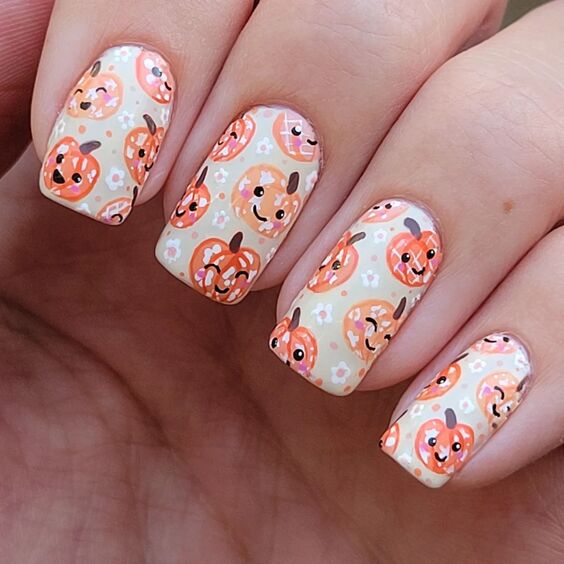 23 Stunning Fall Pumpkin Nails 2024: Top Designs & Ideas for Short, Almond, and Coffin Nails