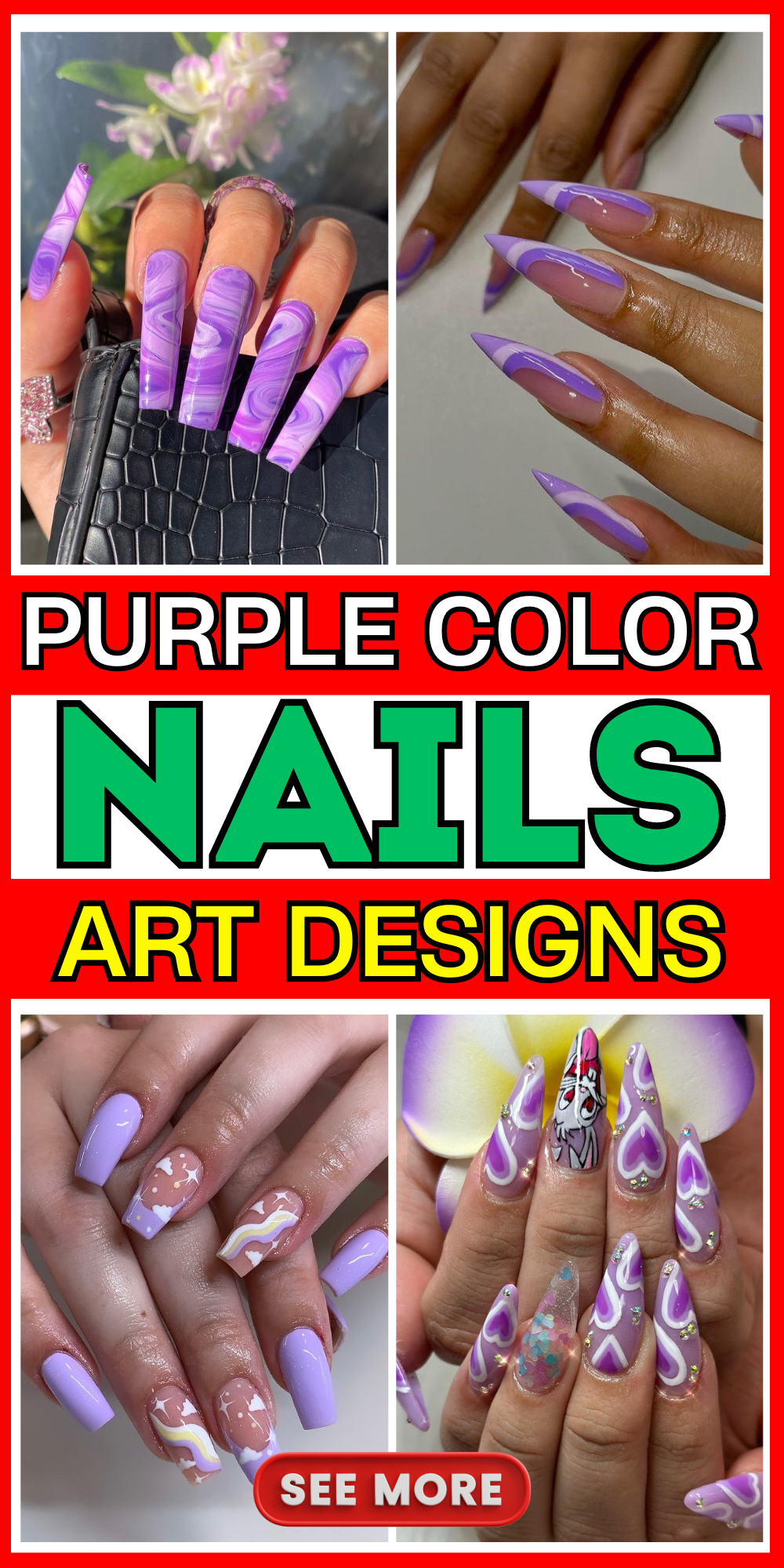 21 Stunning Purple Nail Art Designs for Every Occasion