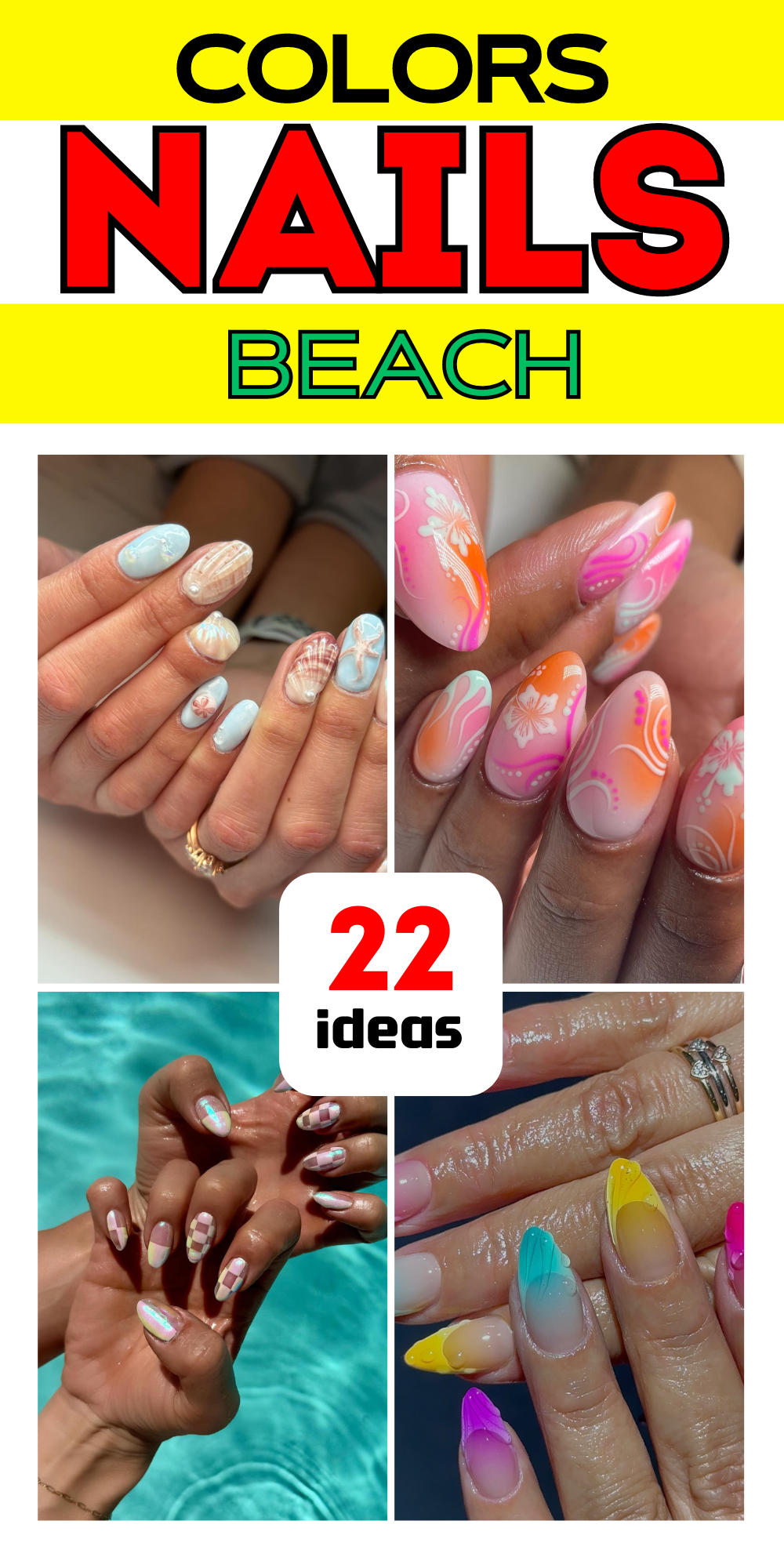 22 Stunning Beach Nail Colors for 2024: Top Designs to Rock This Summer