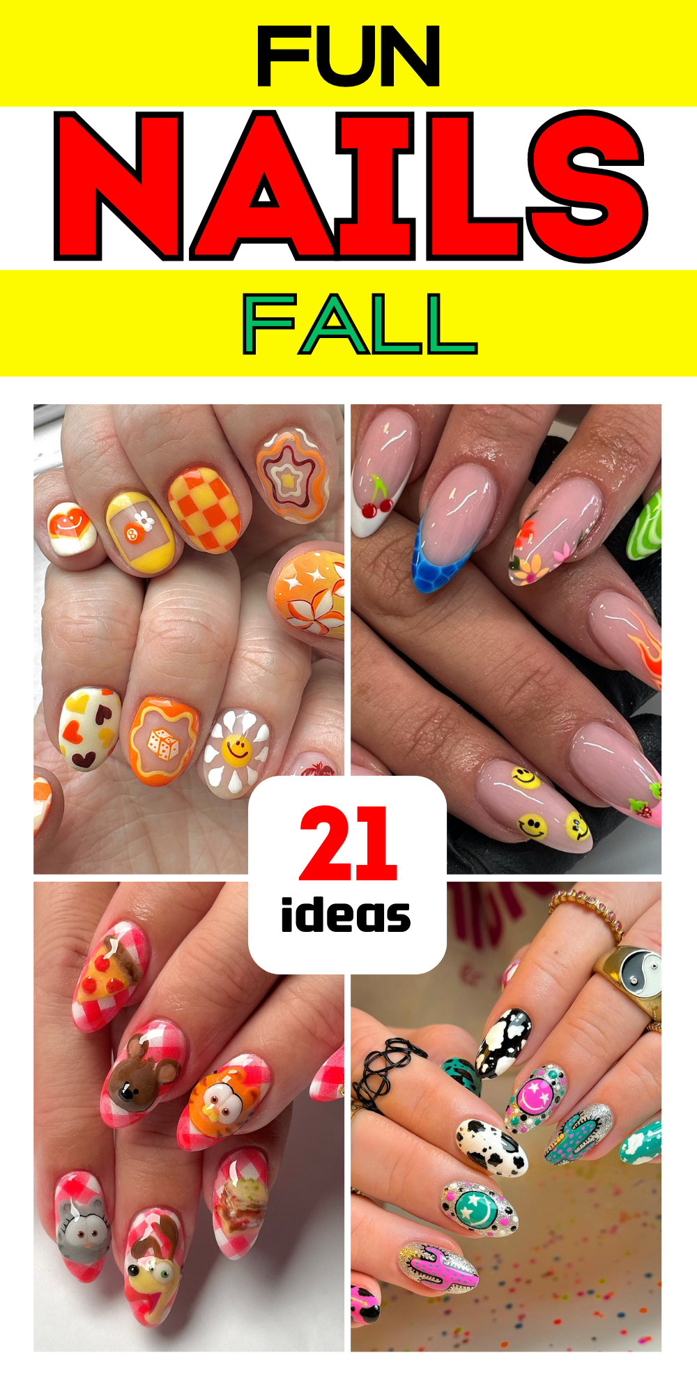 21 Fun Fall Nails 2024: Explore Top Trends in Acrylic and Short Designs