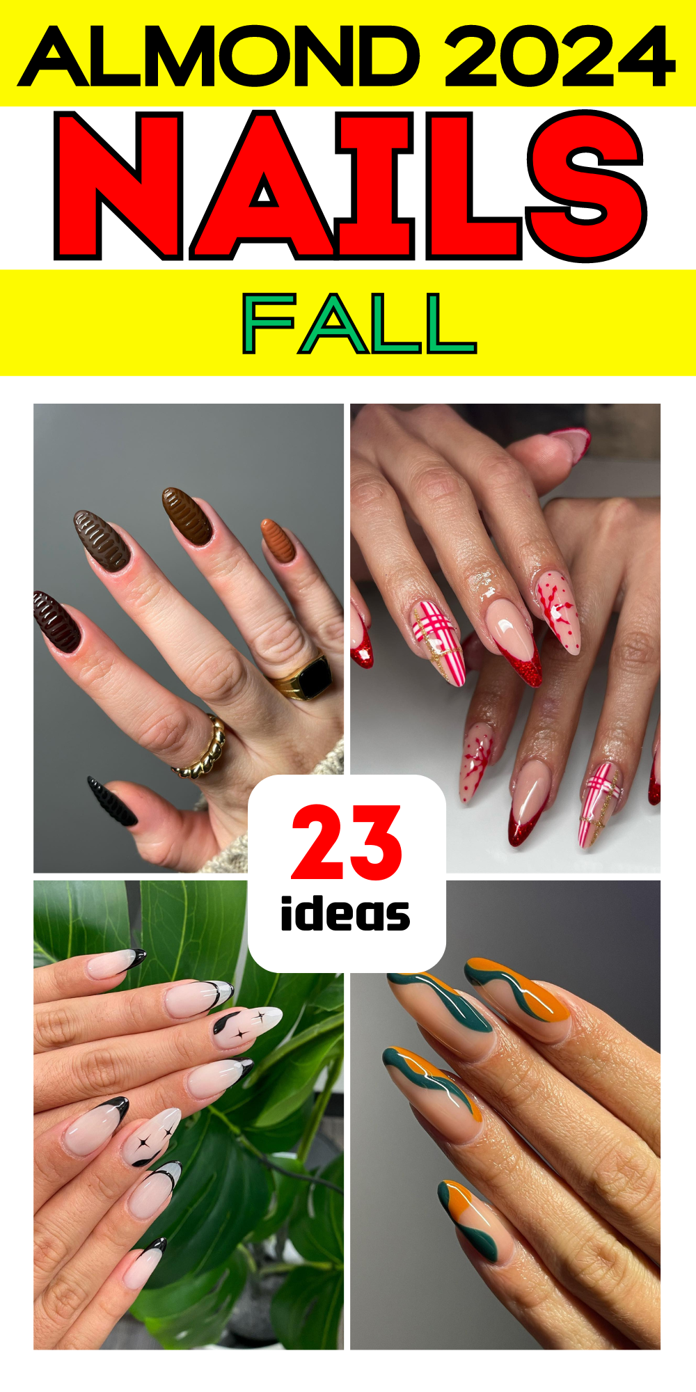 23 Fall Nails 2024 Almond: Top Styles for a Stylish Autumn Look