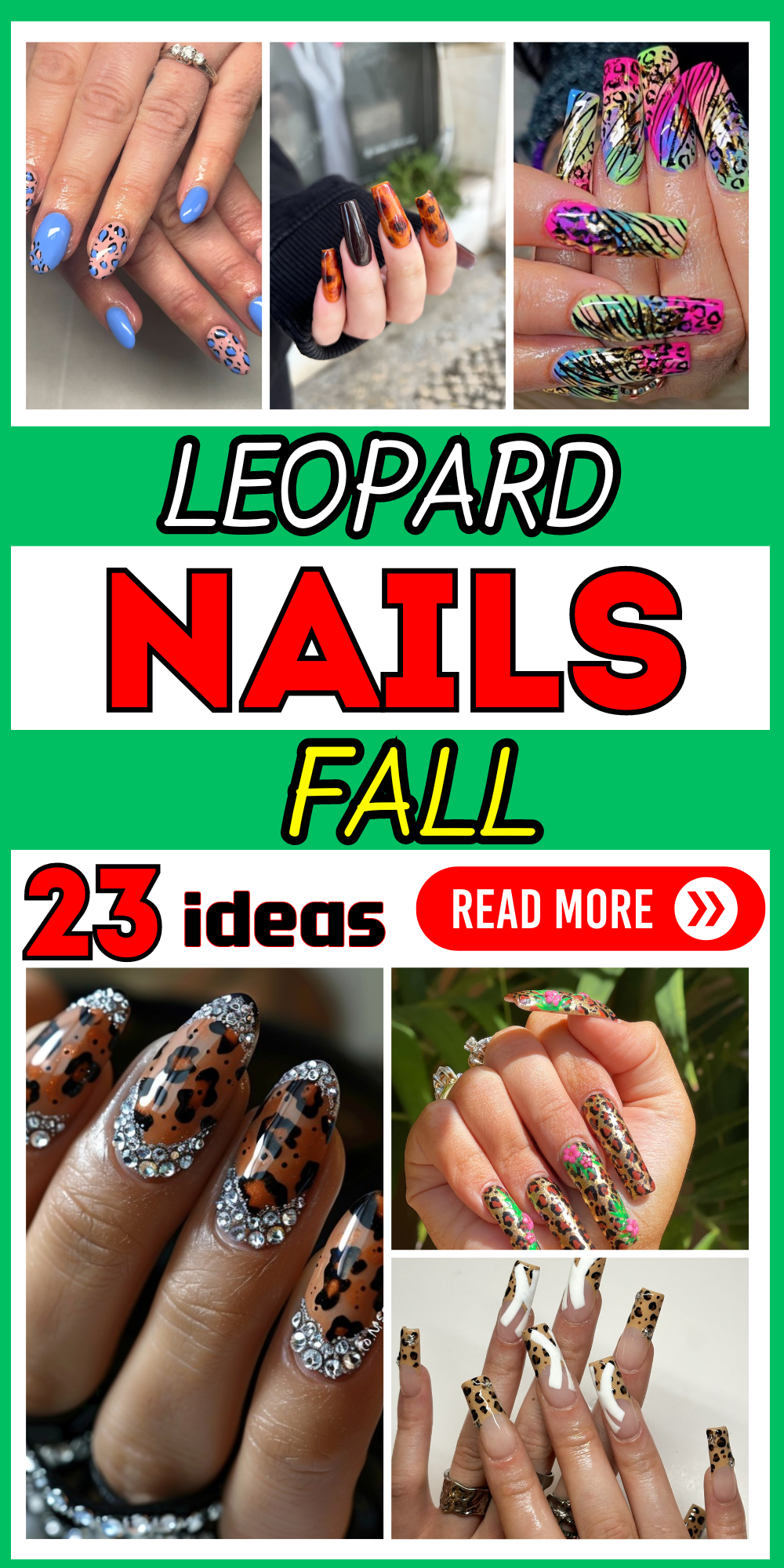 23 Fall Leopard Nail Designs: Trendy Looks for Autumn Style