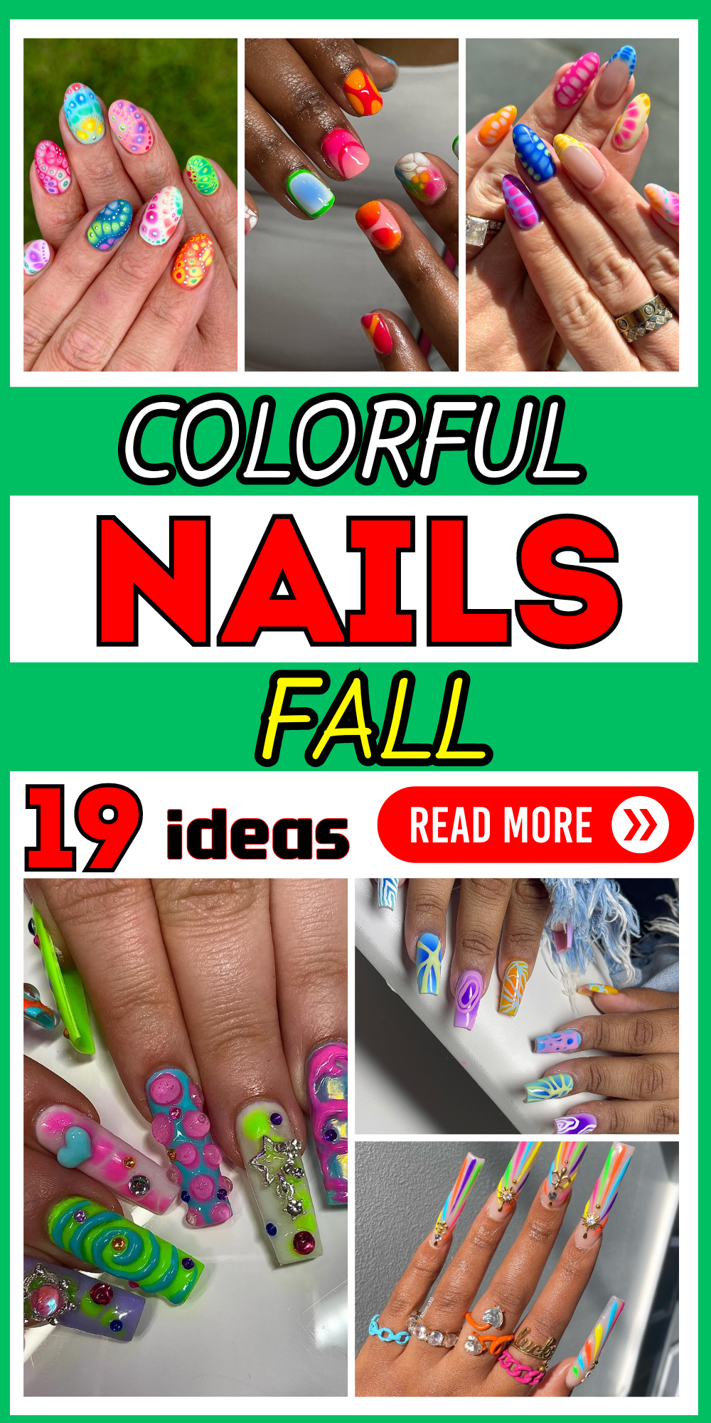 19 Discover Vibrant Nail Art: Colorful Designs for Every Mood!