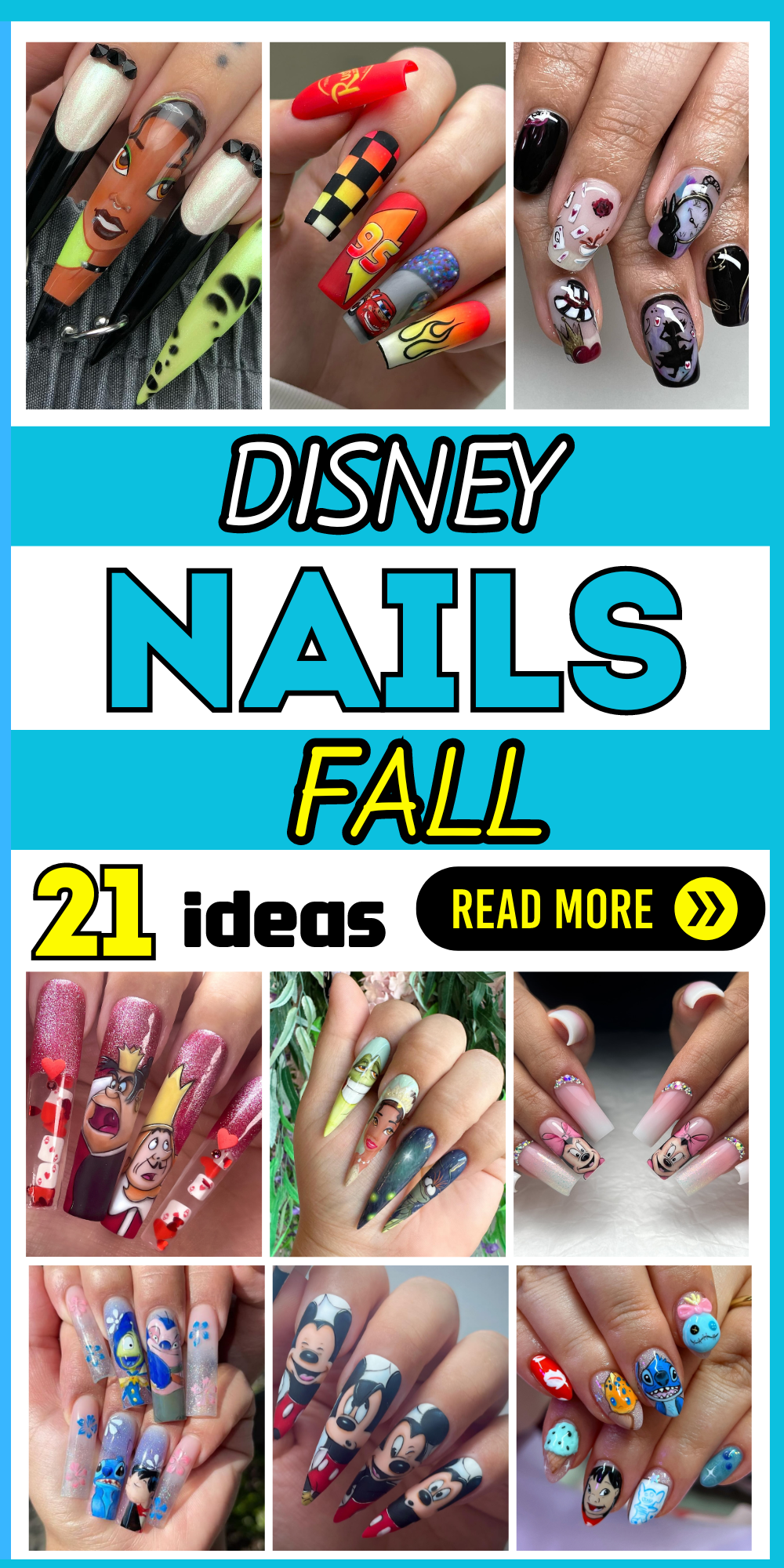 21 Discover Magical Disney Fall Nails: Top Designs Inspired by Iconic Characters