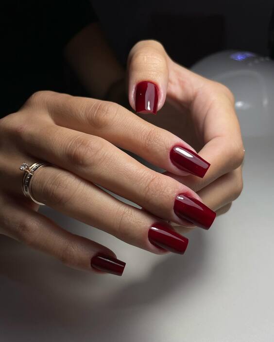 23 Elegant Dark Red Nail Designs: Luxury Meets Creativity