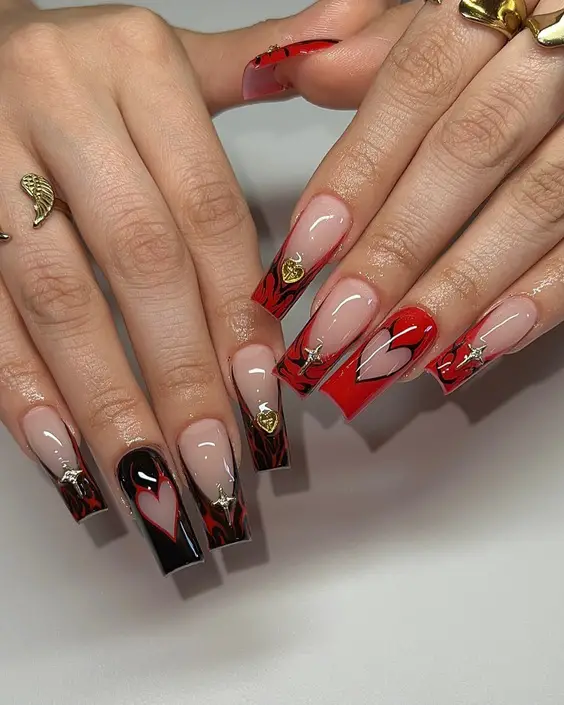 19 Unleash Boldness: Top Red Nail Designs & Where to Wear Them!