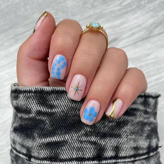 19 Top Blue Nail Colors & Designs for 2024: OPI, Gel, DND & More