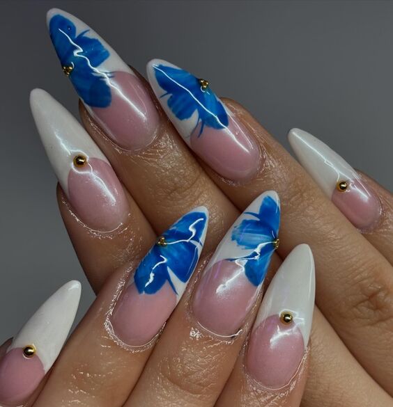 19 Top Blue Nail Colors & Designs for 2024: OPI, Gel, DND & More